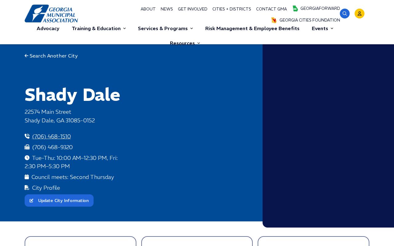Shady Dale, Jasper County municipal contact record and public-hours profile